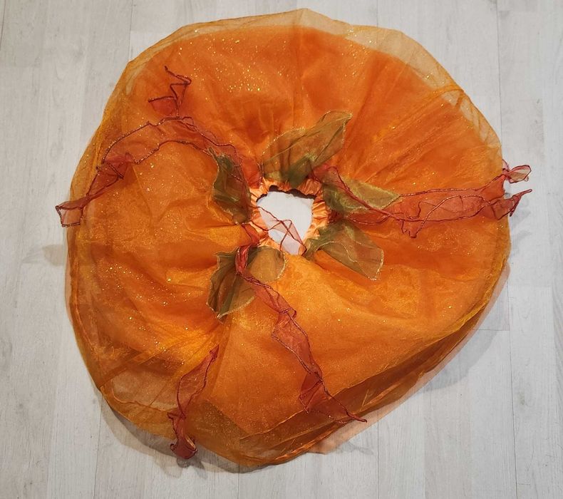 strój dynia marchewka dyni spódnica Halloween tiul 2238