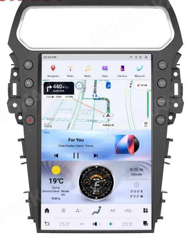 Ford Explorer (2011-2020) Android магнитола Tesla Style 14.4 (4G) TOP!