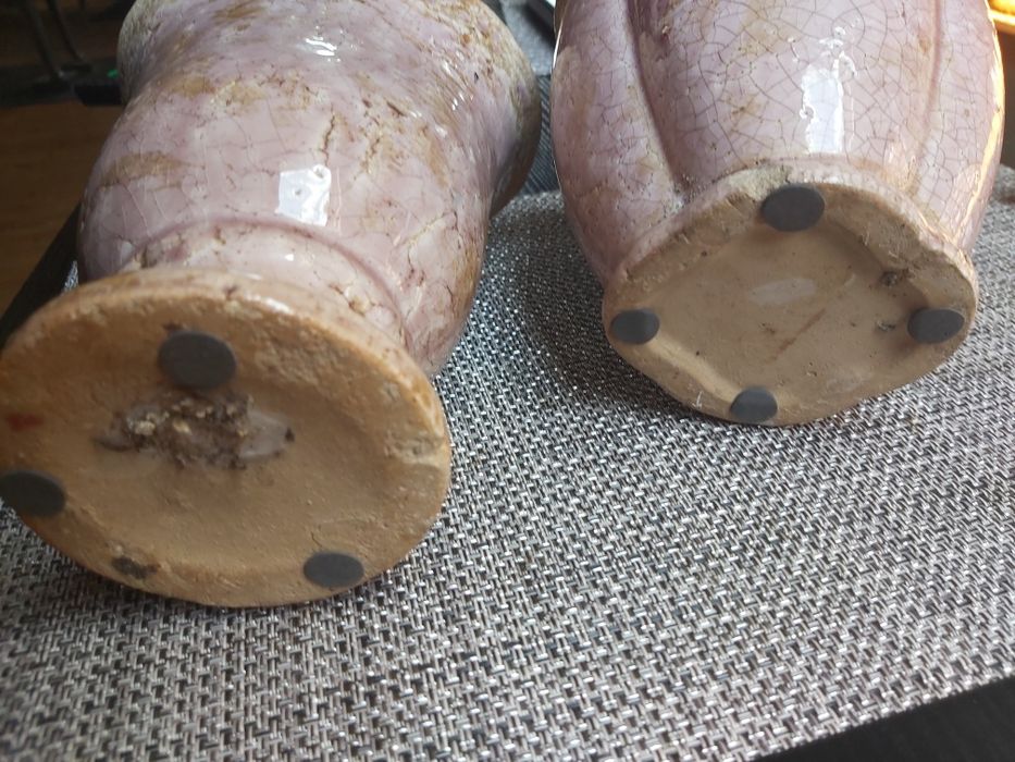 Przepiękny  wazon i doniczka - komplet