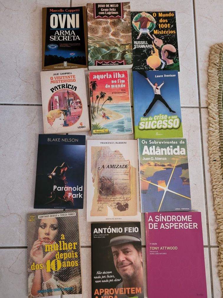 Livros de vários temas