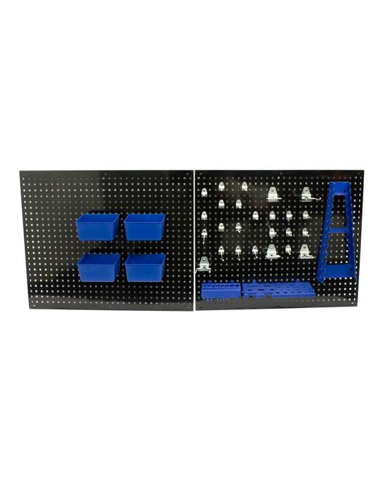 KIT 2 PAINÉIS PERFURADOS C/ 32 ACESSÓRIOS-8685