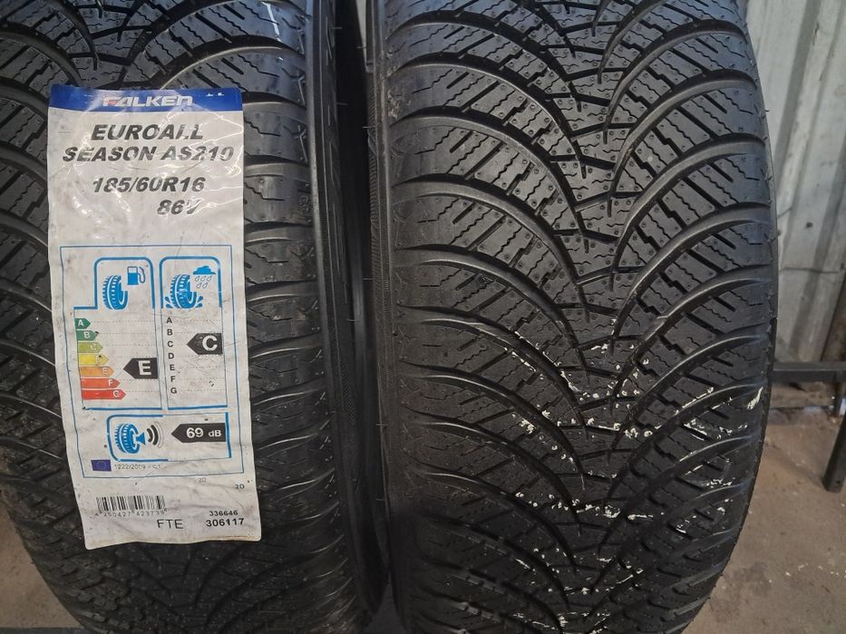 Nr 15 2 szt opony zimowe M+S 185/6016