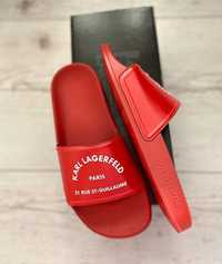 Karl Lagerfeld nowe czerwone klapki roz.38