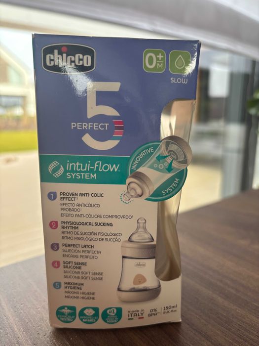 Butelka Chicco Perfect 5 – 150 ml, nowa