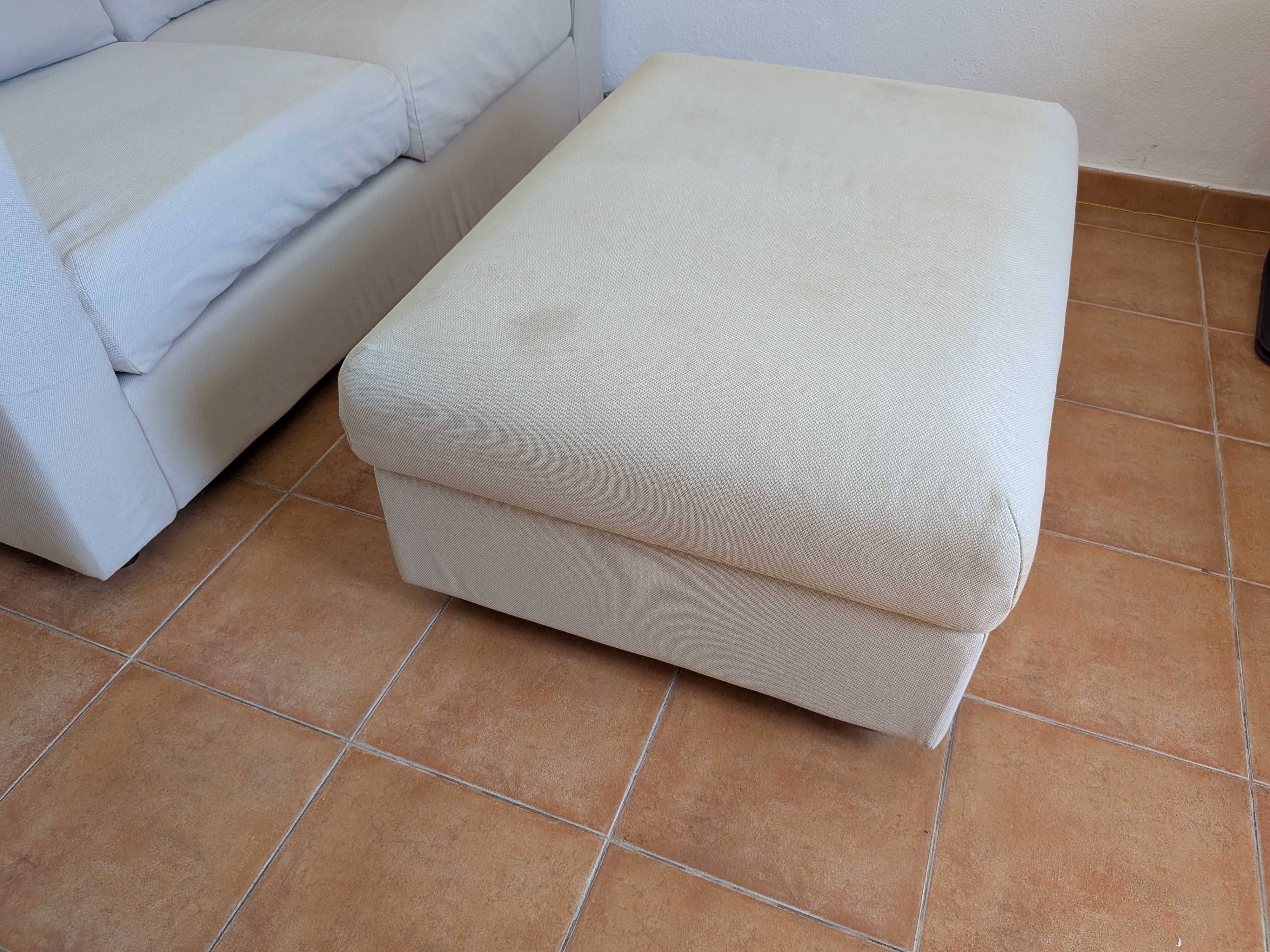 IKEA Vimle 2-seat and footstool