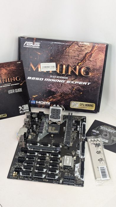Материнська плата Asus B250 Mining Expert (s1151) CI-Ex16\Гарантія!