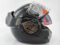 WYPRZEDAŻ Kask Szczękowy Blenda LS2 FF906 ADVANT Czarny Połysk
