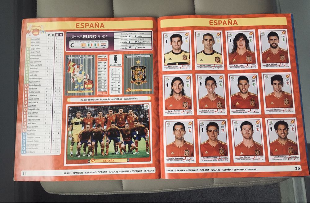 Альбом Panini Euro 2012