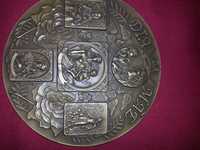 Medalha bronze comemorativa Dia da Mãe (anos: 1987, 1990, 1997)