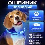 Ошейник для собак светящийся