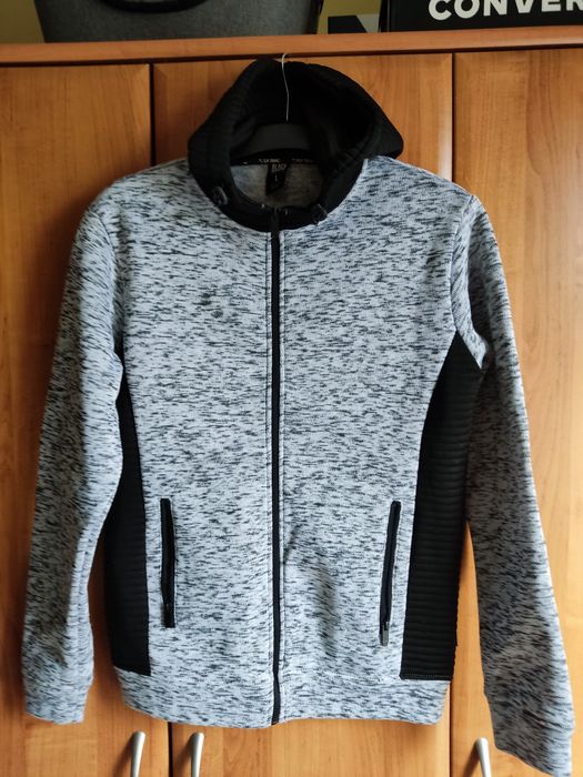 Męska młodzieżowa bluza SLIM z kapturem New Yorker Black Squad, roz. L