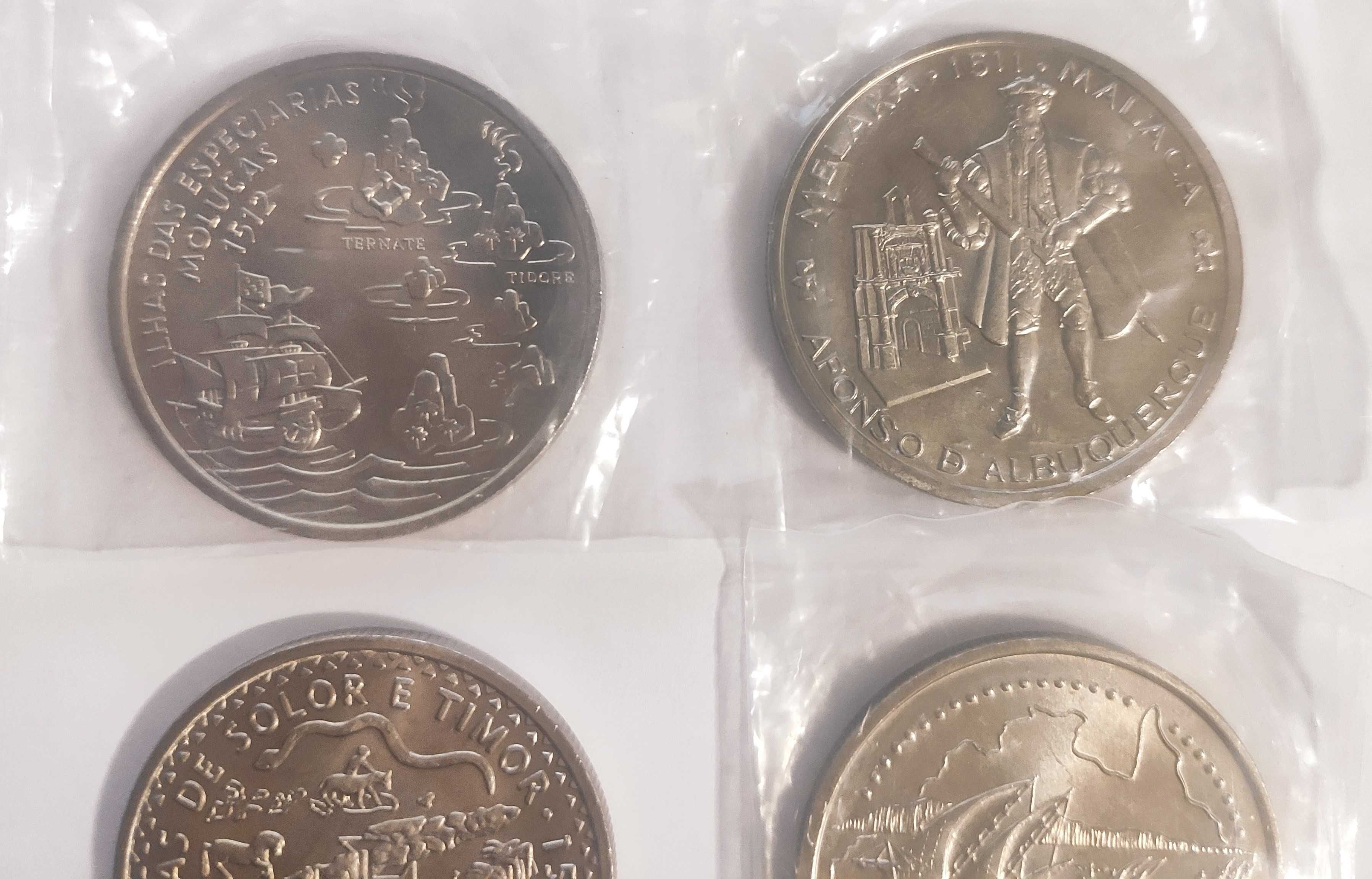 Conjunto 4 moedas 200 escudos – VI Série Descobrimentos