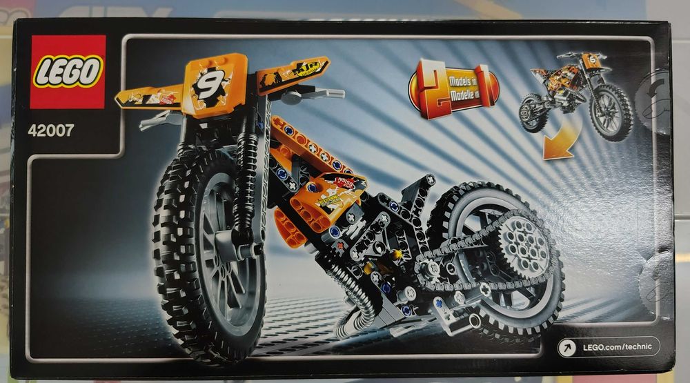 LEGO Technic 42007 Moto Cross Bike – Novo, Caixa Selada, Descontinuado
