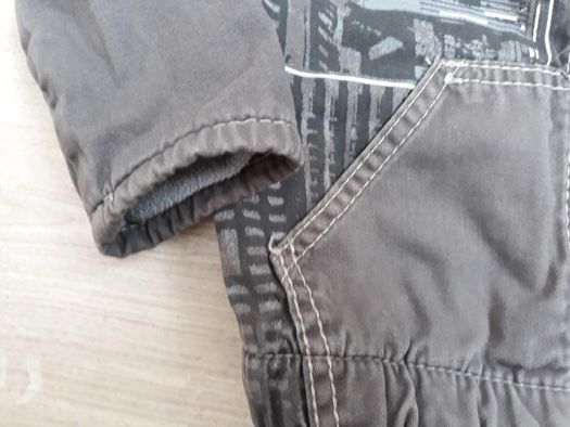 Курточка джинсовая на флисе р. 92
