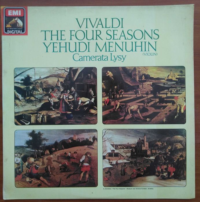vinil: Yehudi Menuhin / Camerata Lysy “Vivaldi – The four seasons”