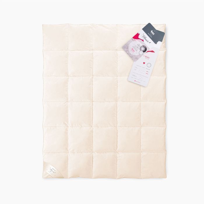 Kołdra AMZ BASIC całoroczna puch 70% 200x200cm Biały