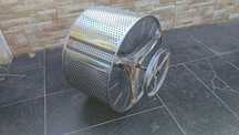 Cuba inox com cruzeta e póli máquina de lavar roupa de