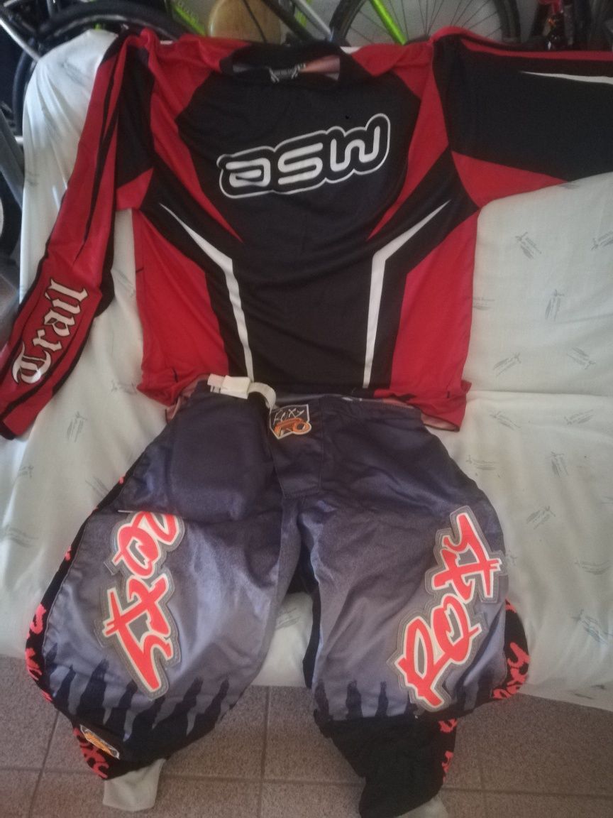 Equipamento de cross +câmara de filmar