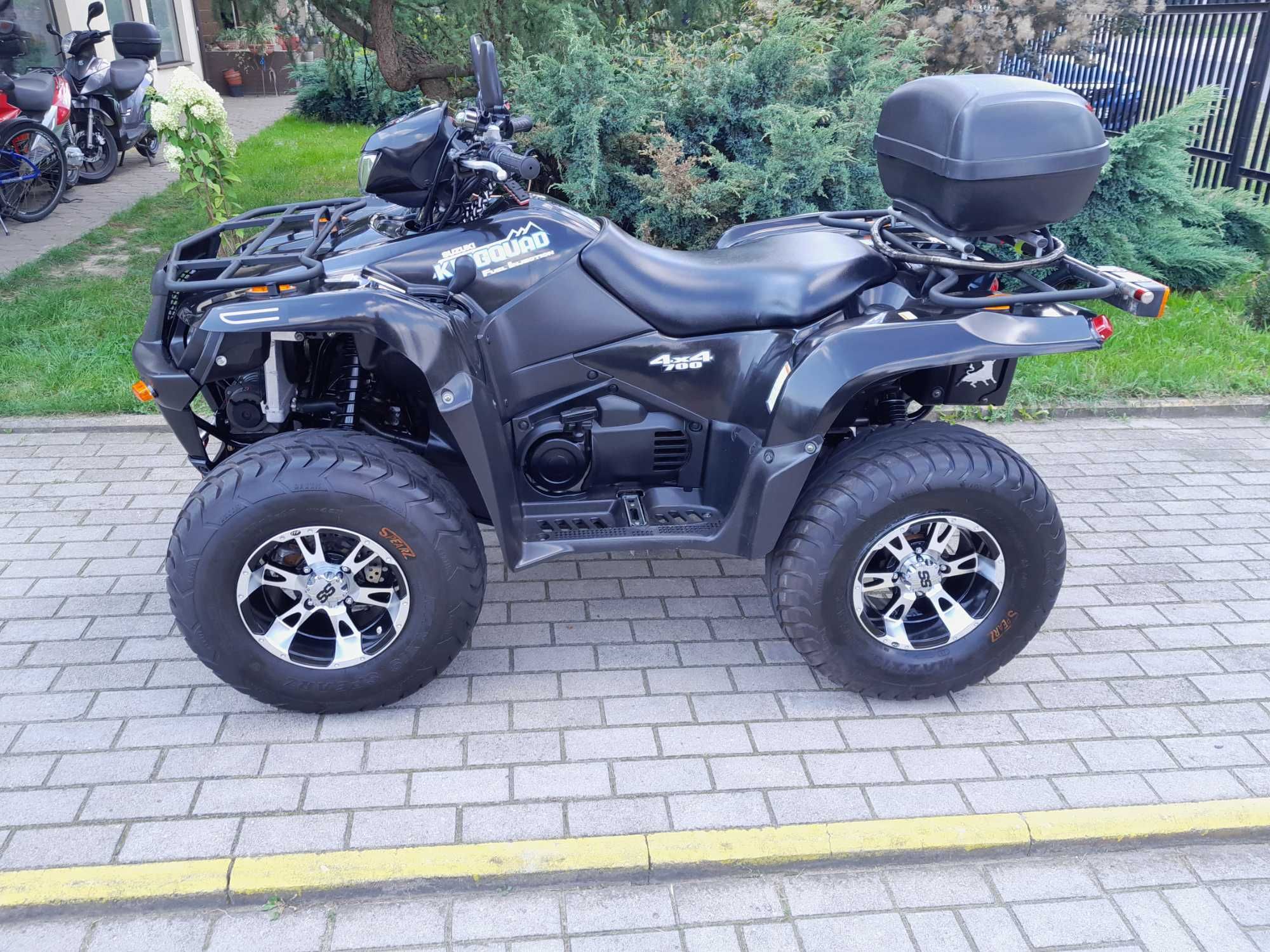 Suzuki kingquad 700 salon pl jak nowy rejestracja grizzly 750 plug