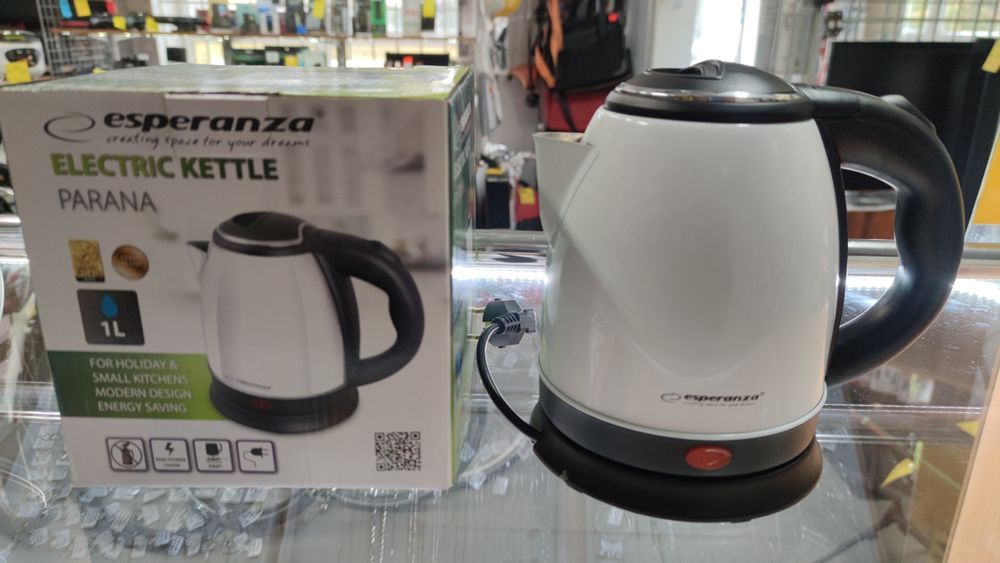 Czajnik bezprzewodowy Esperanza Parana 1l 1500W komis Madej Tarnów