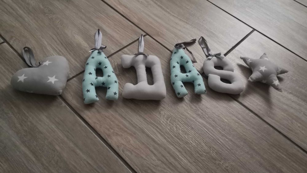 Napis handmade "Adaś"