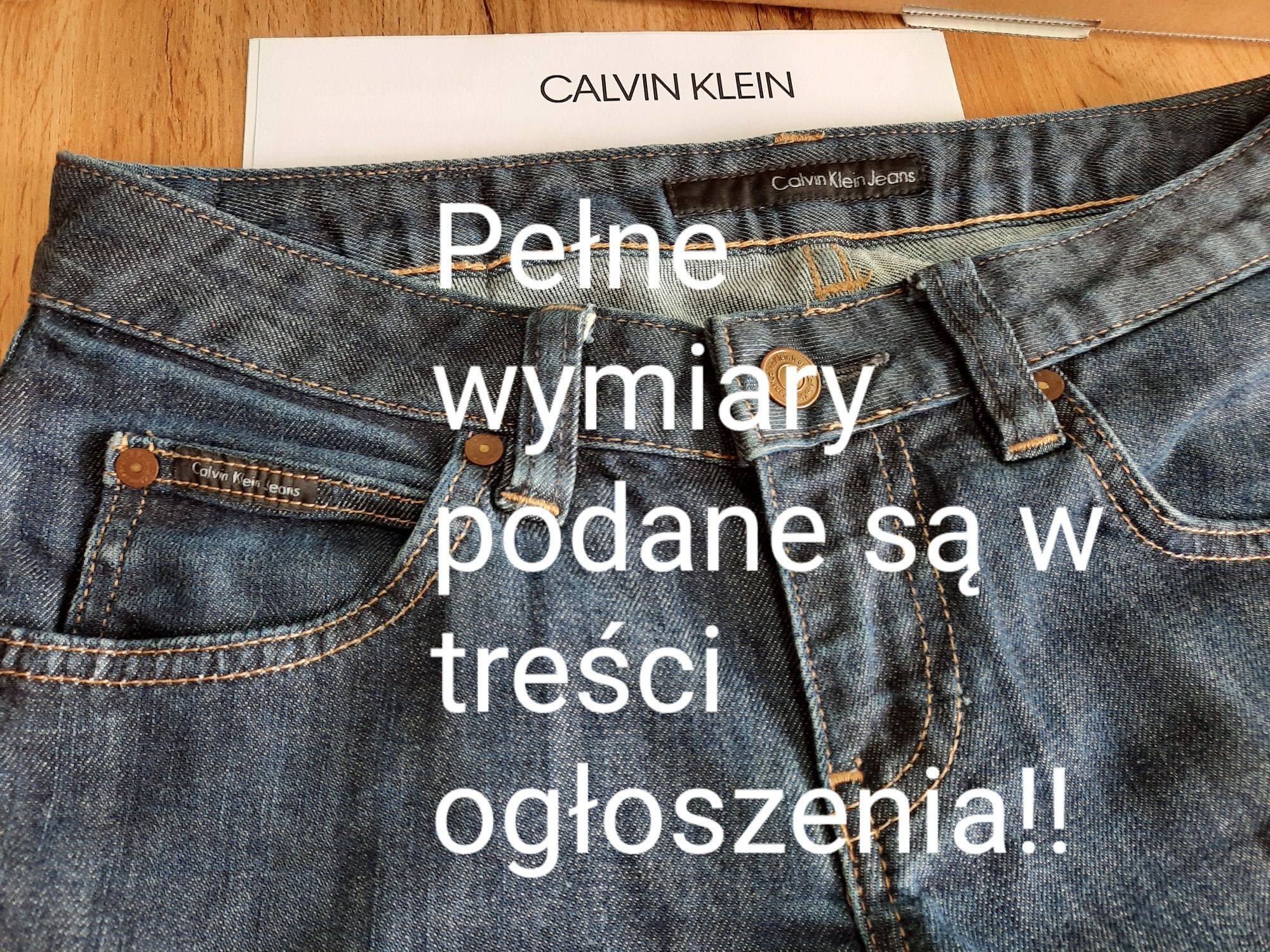 Calvin Klein skinny Low Rise damskie 100% oryginalne! roz.M