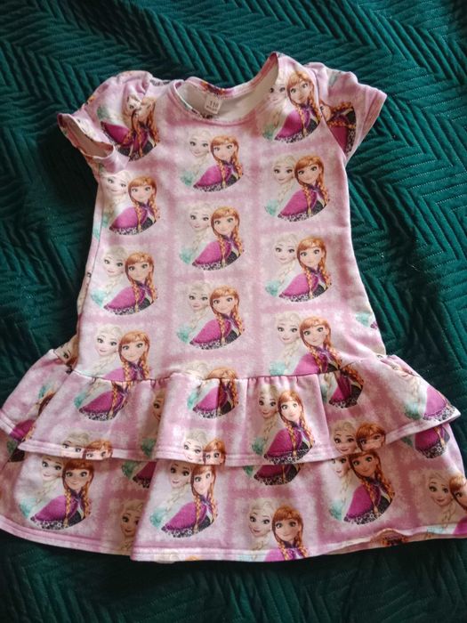 Sukienka w ELSA i Anna