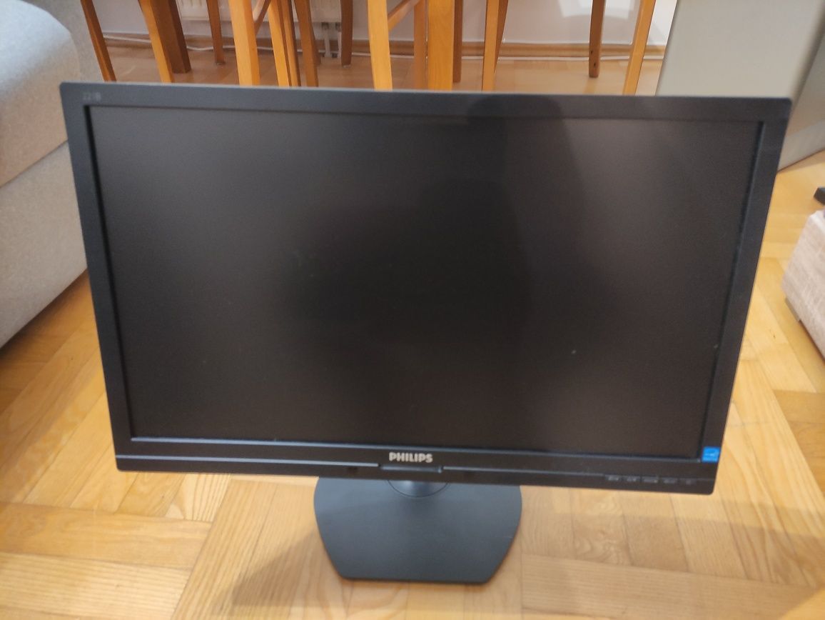 Monitor z podstawką Philips 221B 21,5" matryca matowa Full HD