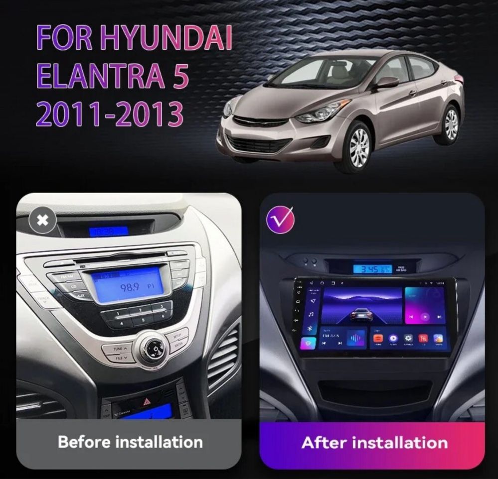 Штатна магнитола Hyundai Elantra(2011-2013) ANDROID