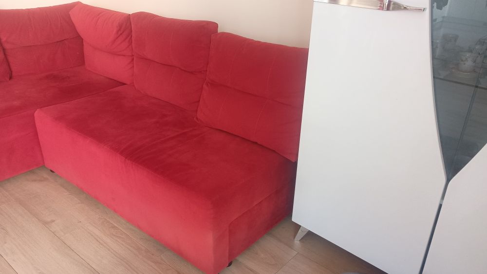 Kanapa narożna z funkcją spania