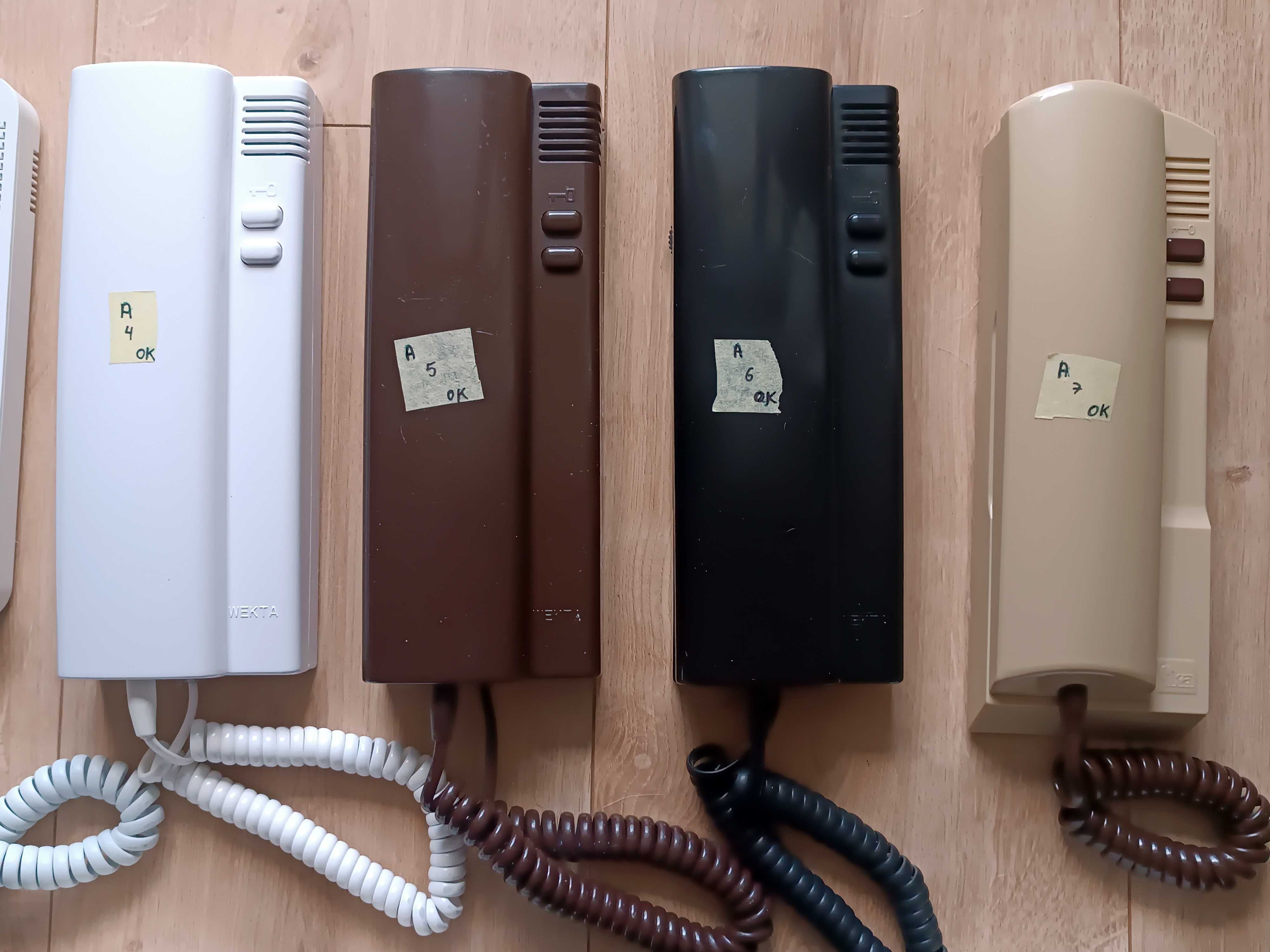 unifon, słuchawka domofonu analogowa (4-6 cio przewodowa), z demontażu