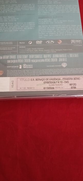 Dvd Serviço de Urgências, selado