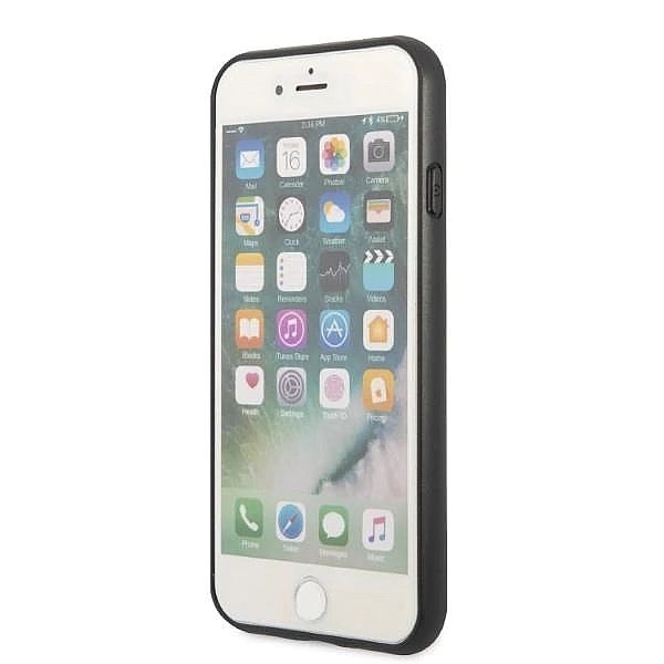 Etui Guess Saffiano Triangle Logo Cardslot na iPhone 7 / 8 / SE 2020 /