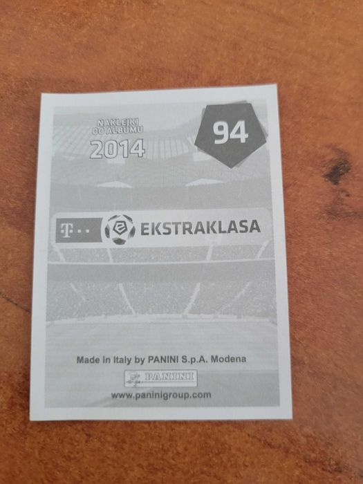 Łukasz Sierpina - naklejka Panini