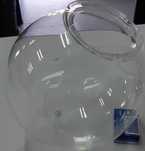 Globo multiusos transparente 20cm diâmetro em plástico (acrílico)