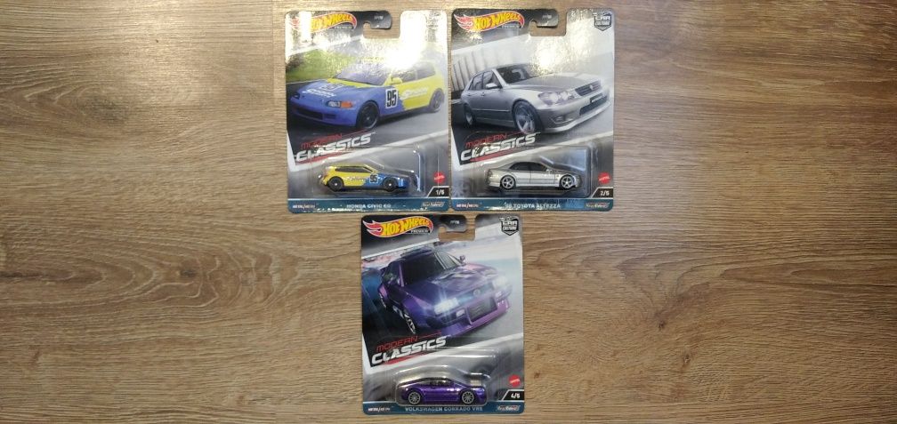 Hot Wheels Modern Classics Honda VW Toyota Premium Car Culture