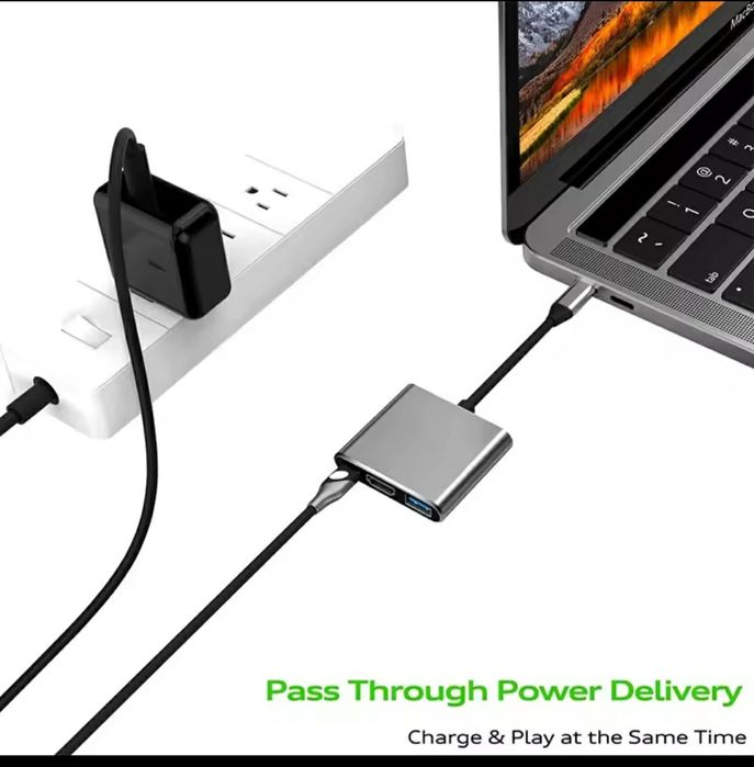 USB хаб, концентратор,usb-c to hdmi