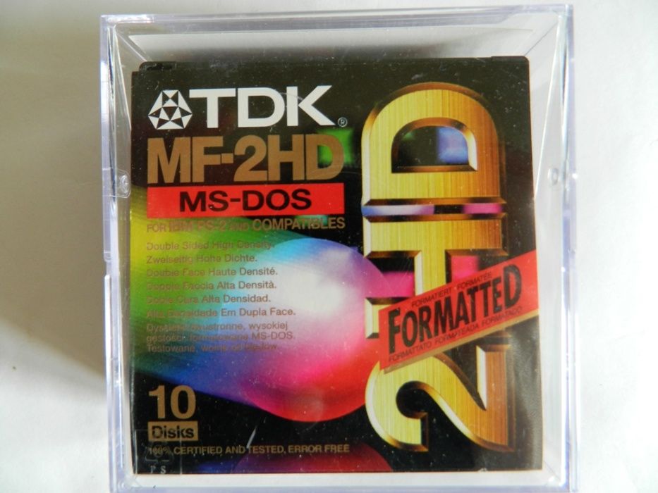 Дискеты 3,5" TDK 10 шт.