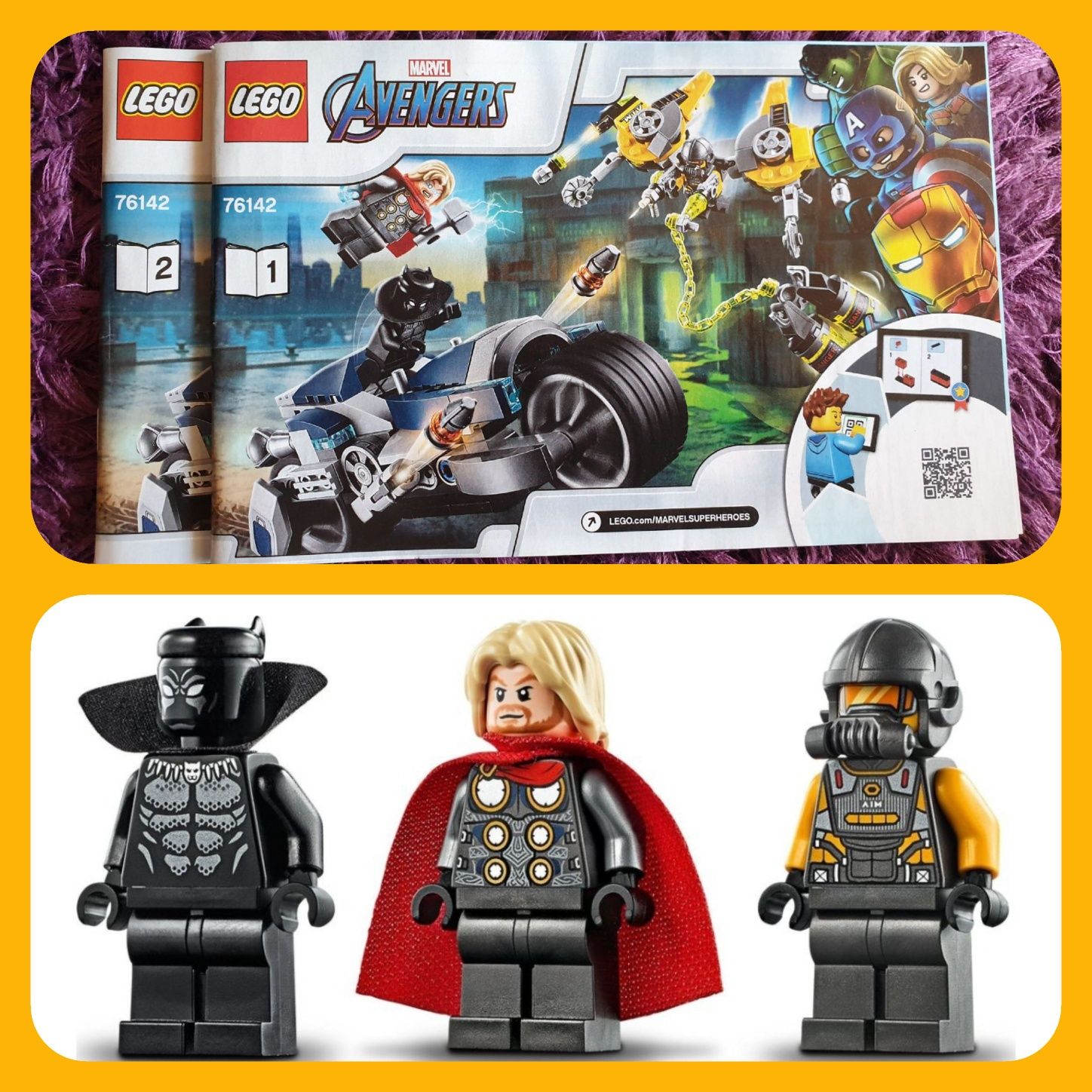 LEGO® Marvel Avengers Walka na motocyklu (76142)