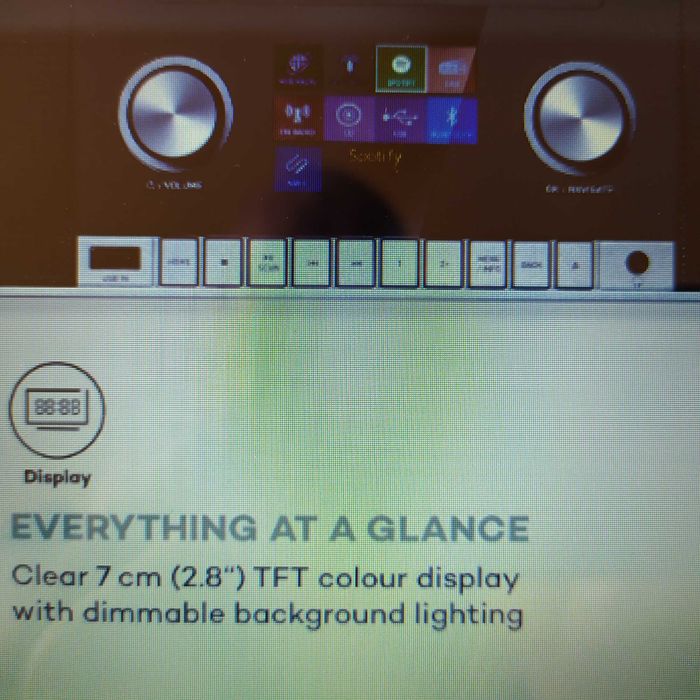 Radio internetowe, BT MP3 DAB+ CD, Spotify Connect
