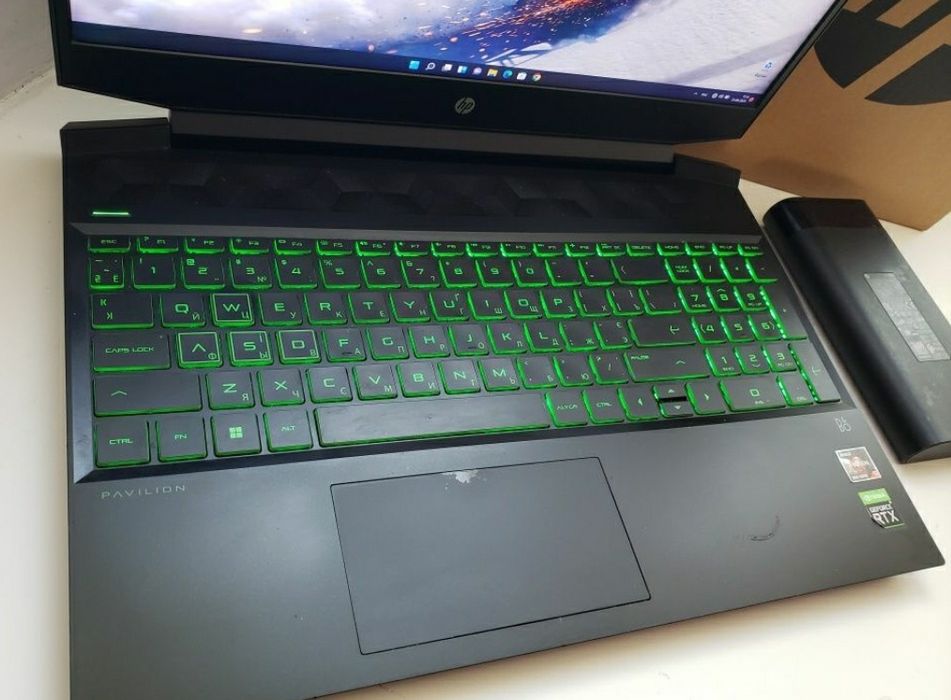 Ігровий ноутбук Hp pavilion 15 Ryzen 5 5600H RTX3050TI 8Gb SSD512GB