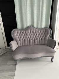 Kanapa francuski styl shabby chic sofa prowansalski rokoko