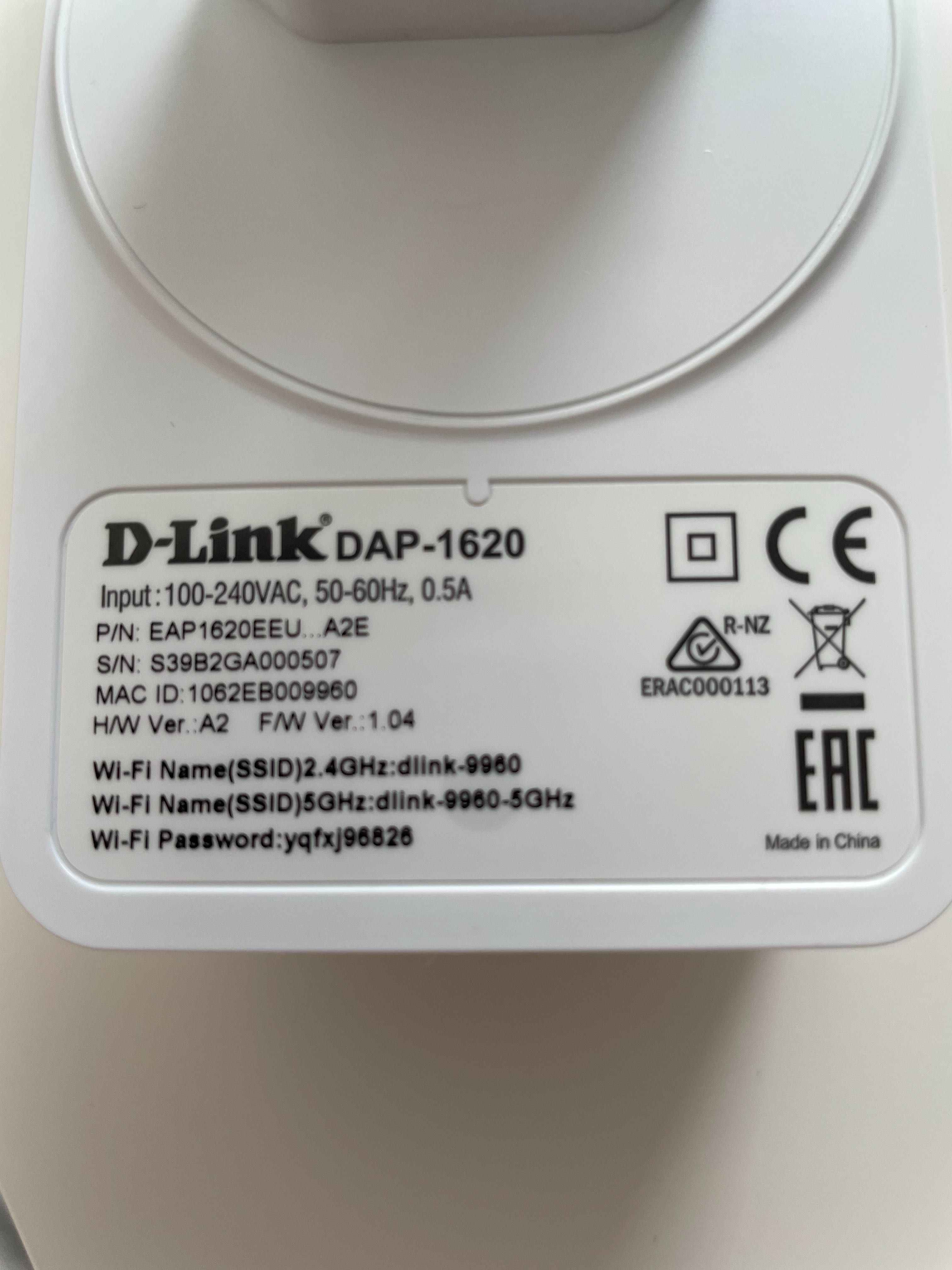 Extensor/Repetidor wireless D-Link DAP-1620