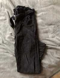 Czarne sztruksowe spodnie Primark