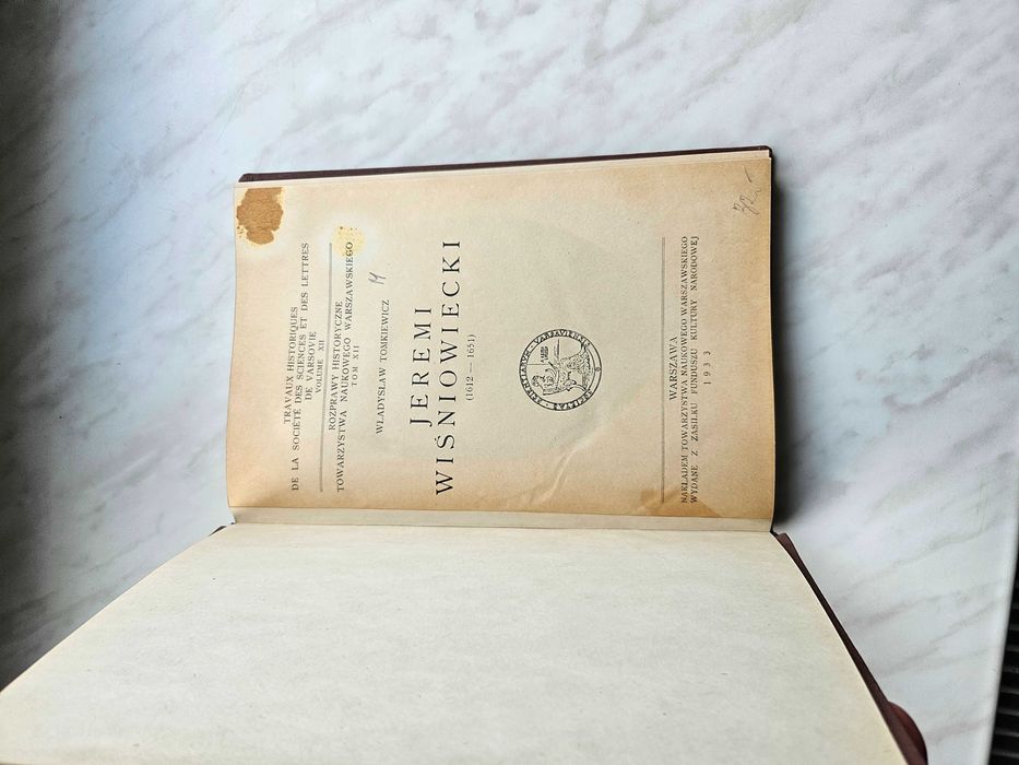Jeremi Wiśniowiecki W. Tomkiewicz I Wydanie 1933r. Unikat