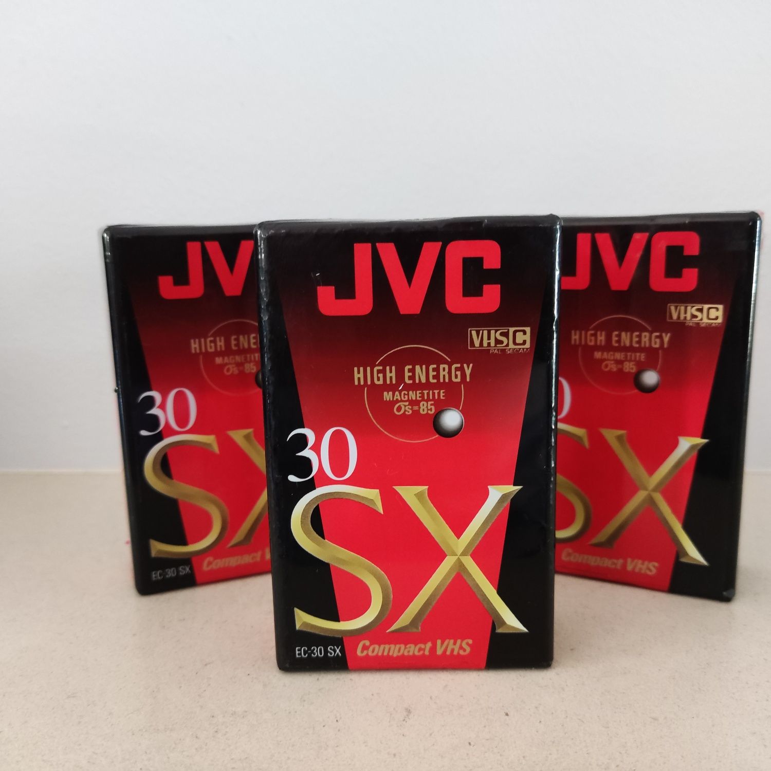 3 Unidades - JVC High Energy SX 30 Compact VHS-C