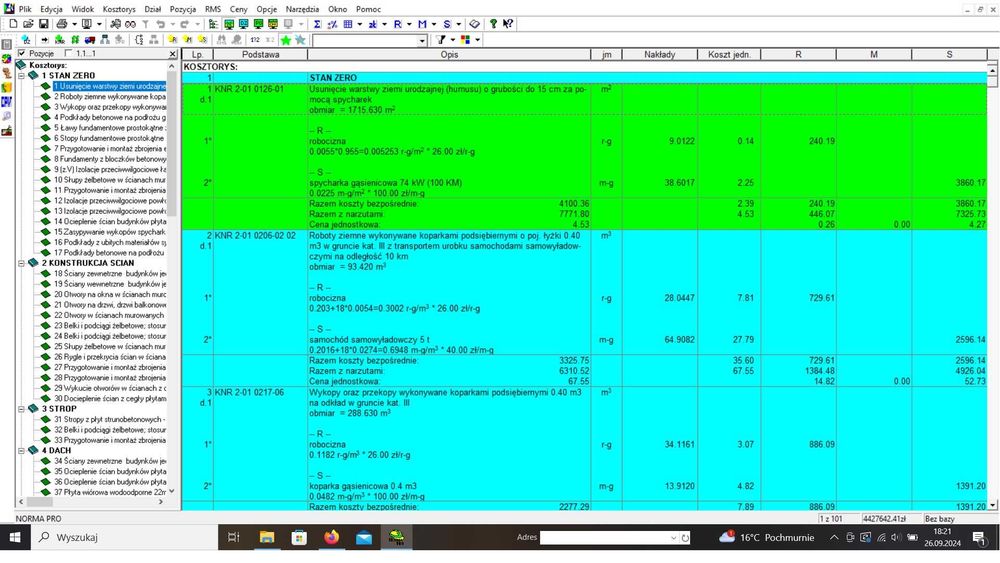 Kosztorys, kosztorysy, kosztorysant, kosztorysowanie