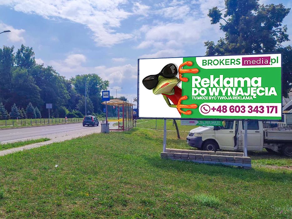 Reklama Billboard Oświęcim Centrum miasta Ul. Chemików Wydruk i montaż