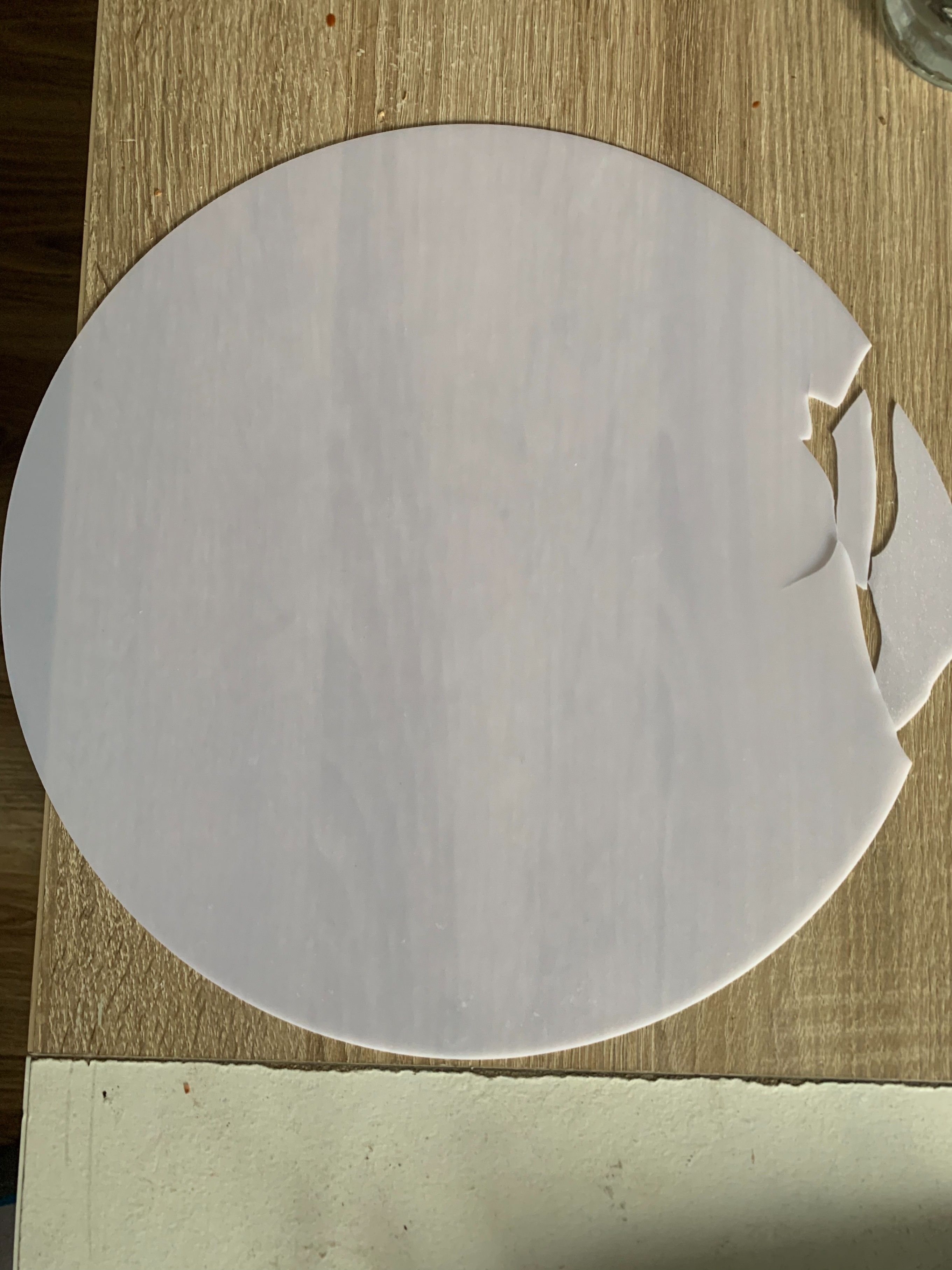 Lampa sufitowa LED Baerolc z dębu – Ciepła biel, 30 cm