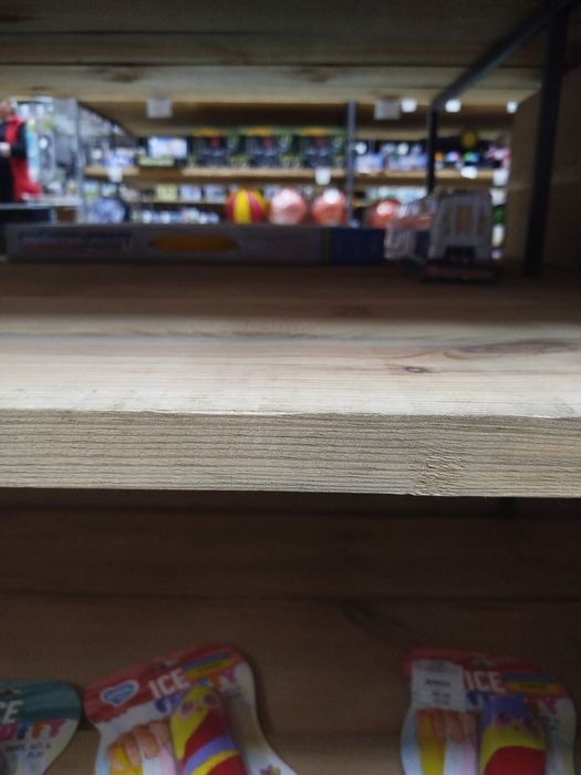 Стелаж складський метал+ дерево